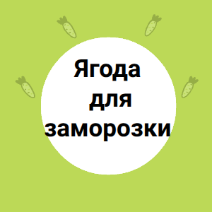 Ягода для заморозки