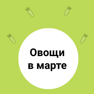 ОВОЩИ. Радуем себя в марте